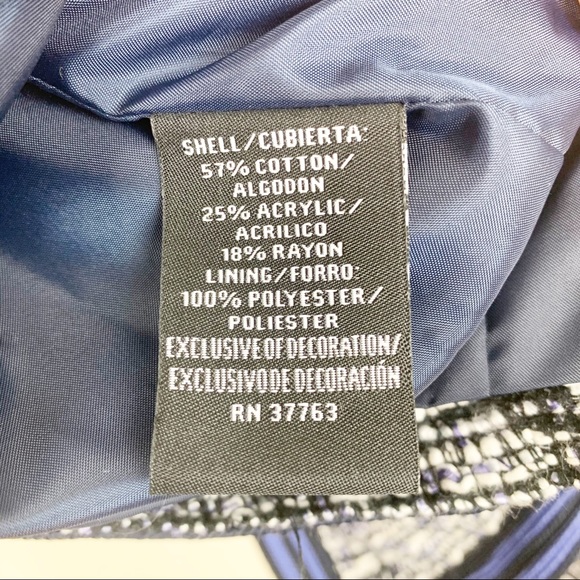 Rafella | Classic Boxy Tweed Blazer Jacket - Picture 6 of 7